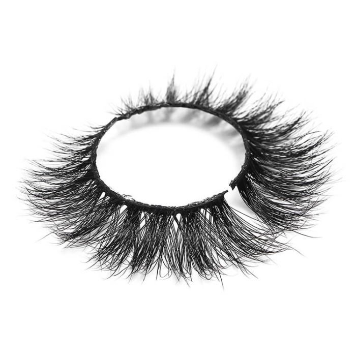 Cheap Thick Band Mink Hair 3d Eyelashes Strips Natural 8