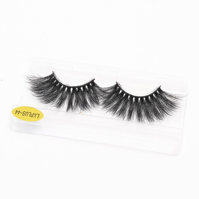 Volume Natural Long False 3d Mink 25mm fluffy lashes Cheap 1