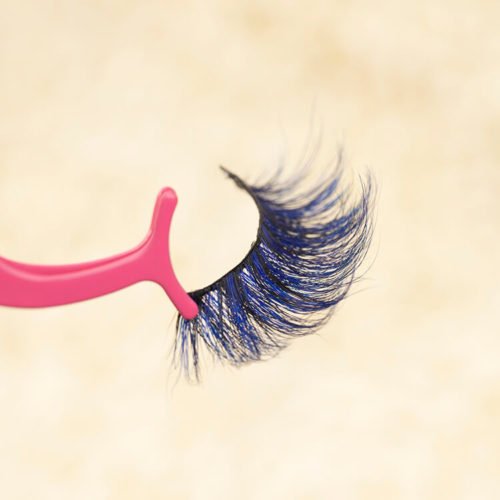 Best Natural Looking Blue Colored False Fake Lashes 1