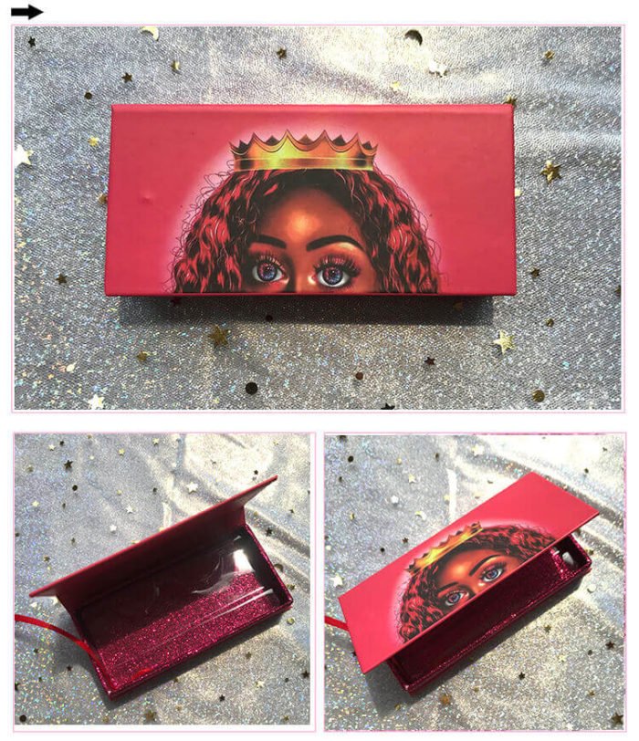 Custom Unique Empty Eyelash Cases Packaging Box Wholesale 2