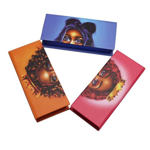 Custom Unique Empty Eyelash Cases Packaging Box Wholesale 4