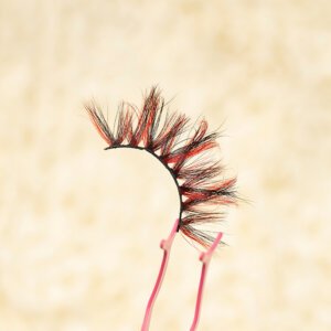 Cheap-Red-Fake-False-Eyelashes-2