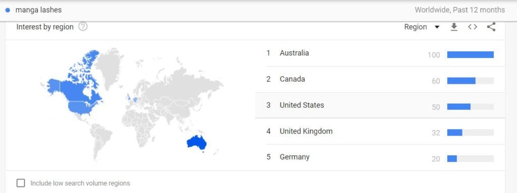 Manga-lashes-google-trends